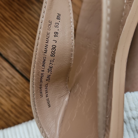 Tory Burch Leather Nude 8 - Picture 4 of 6